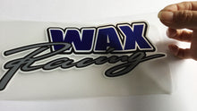 Wax Racing Stickers