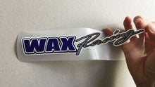 Wax racing stickers