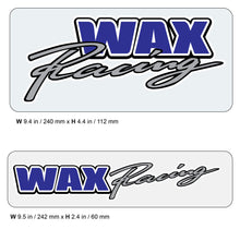 Wax racing stickers